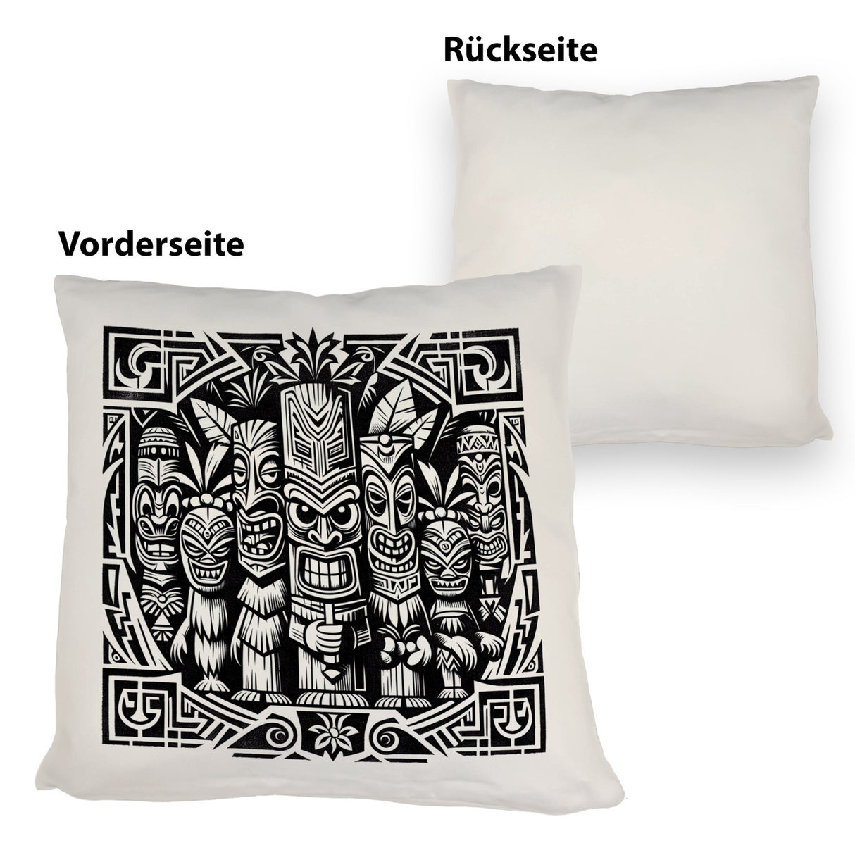 Tiki Figuren Kissen