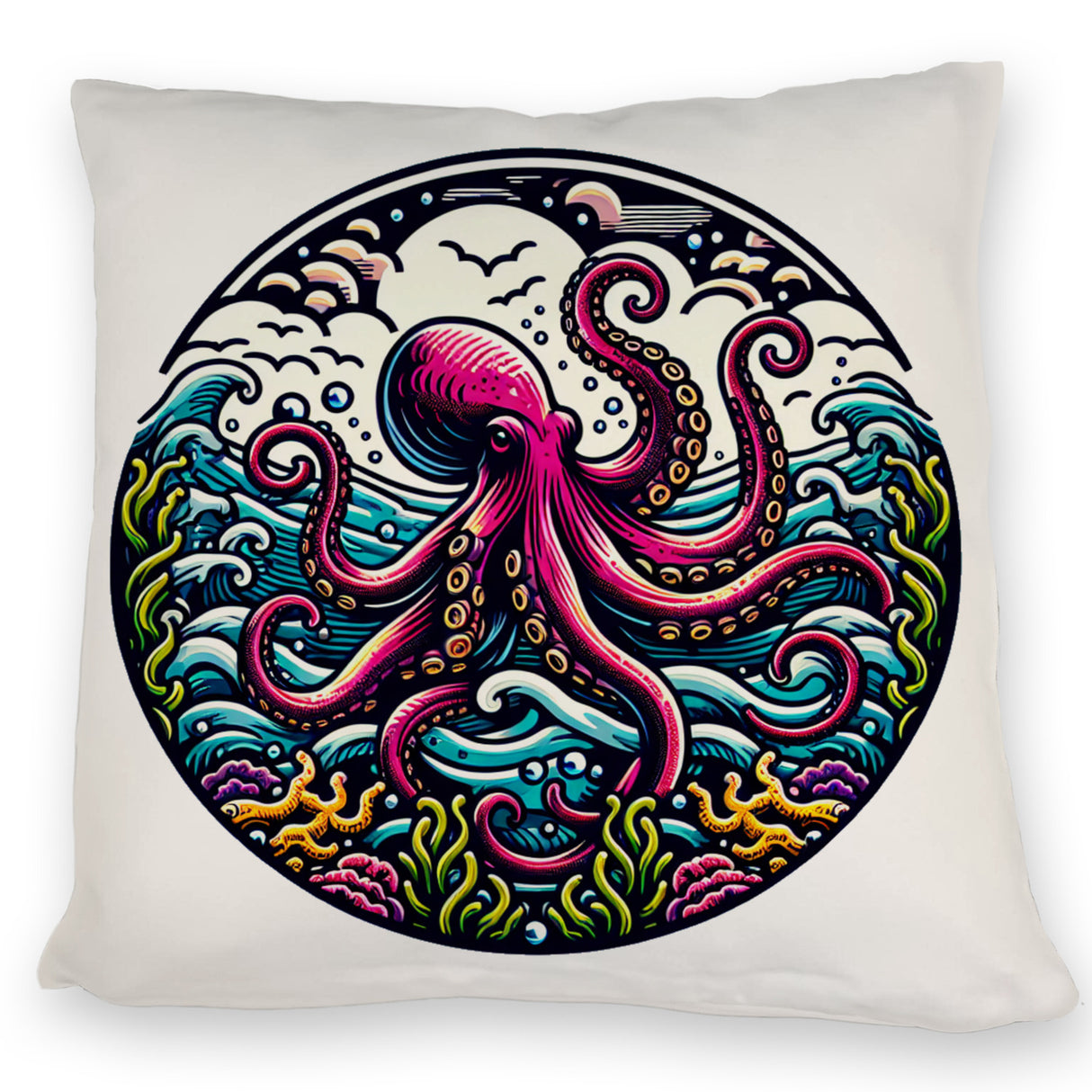 Oktopus Kissen