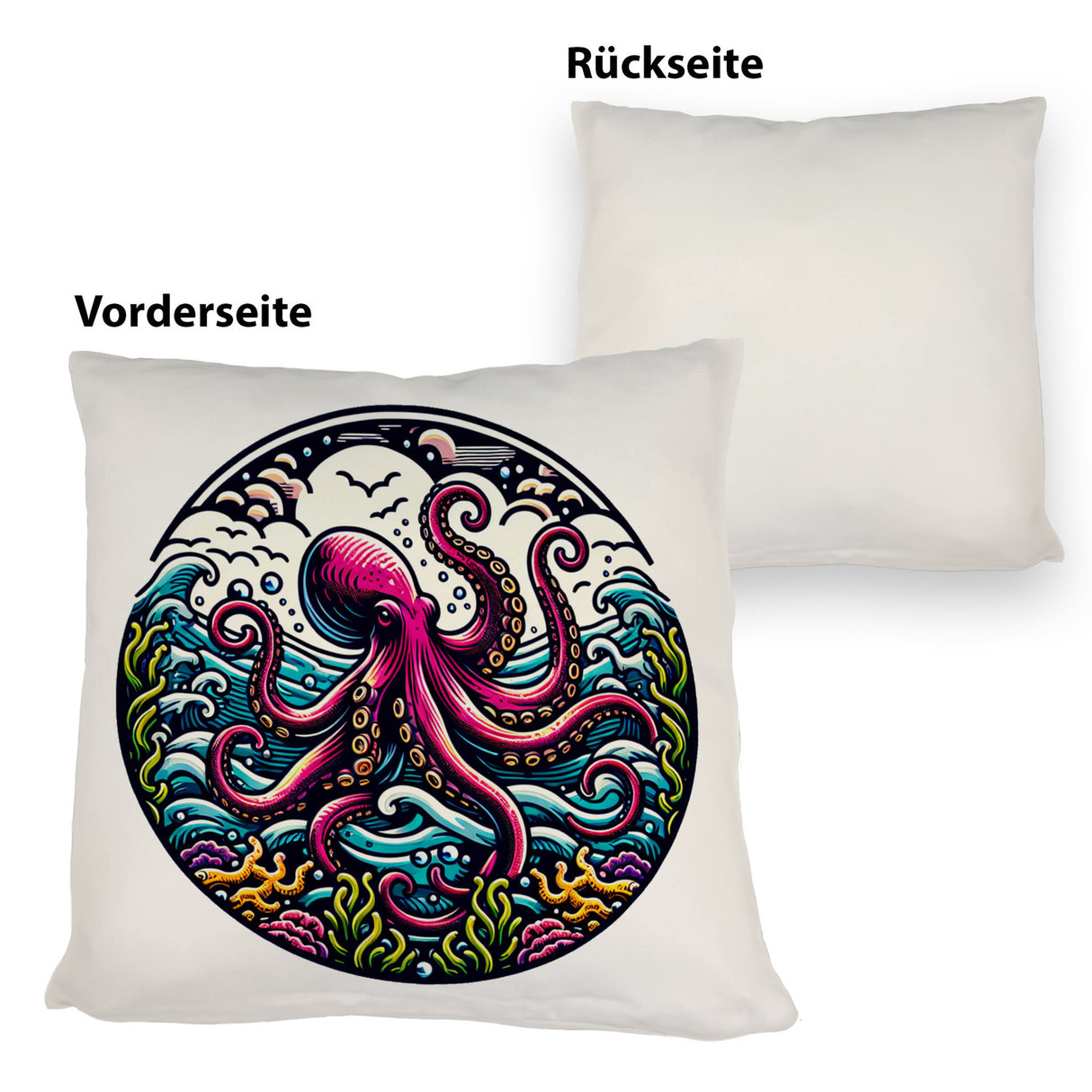 Oktopus Kissen