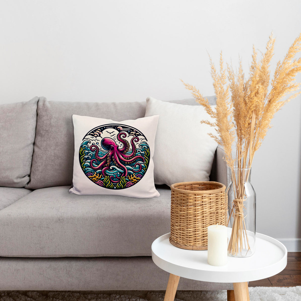 Oktopus Kissen