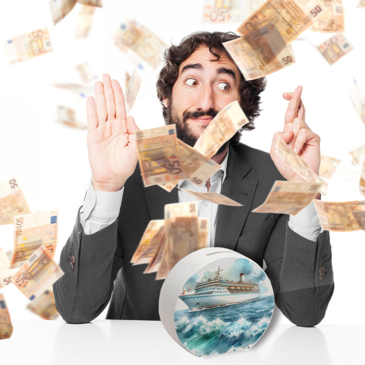 Kreuzfahrtschiff Spardose
