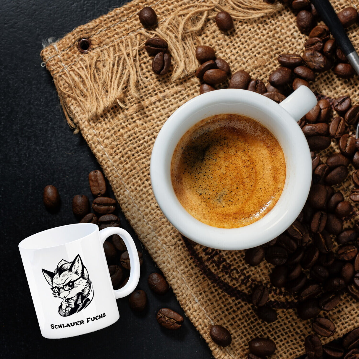 Schlauer Fuchs Manga Kaffeebecher