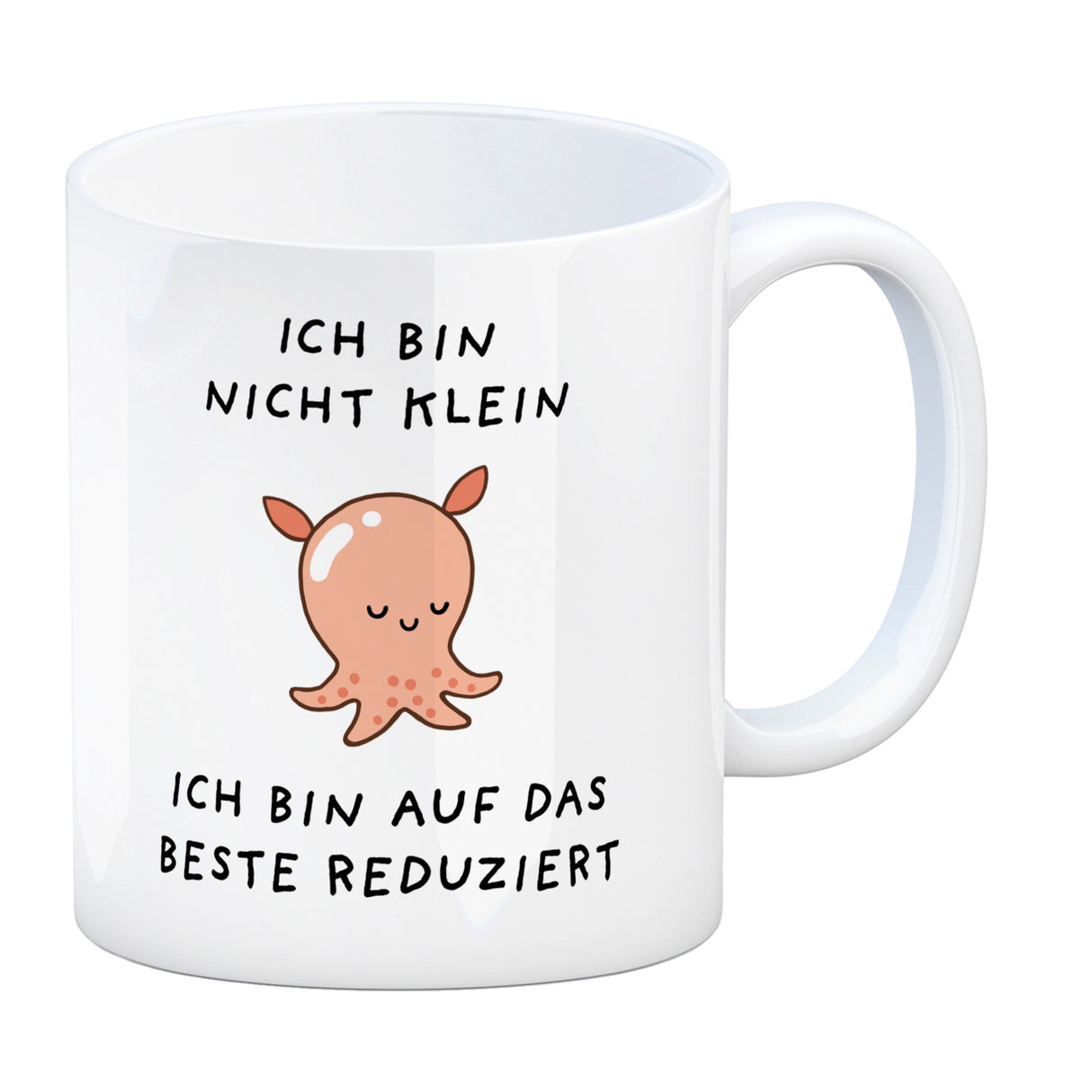 Jelly & Friends Oktopus Kaffeebecher mit Spruch Nicht Klein, beste reduziert