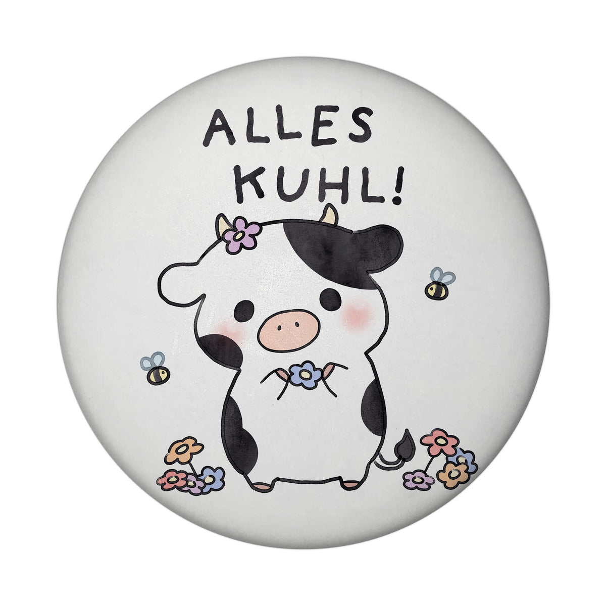 Kuh rund mit Spruch Alles Kuhl trendaffe.de