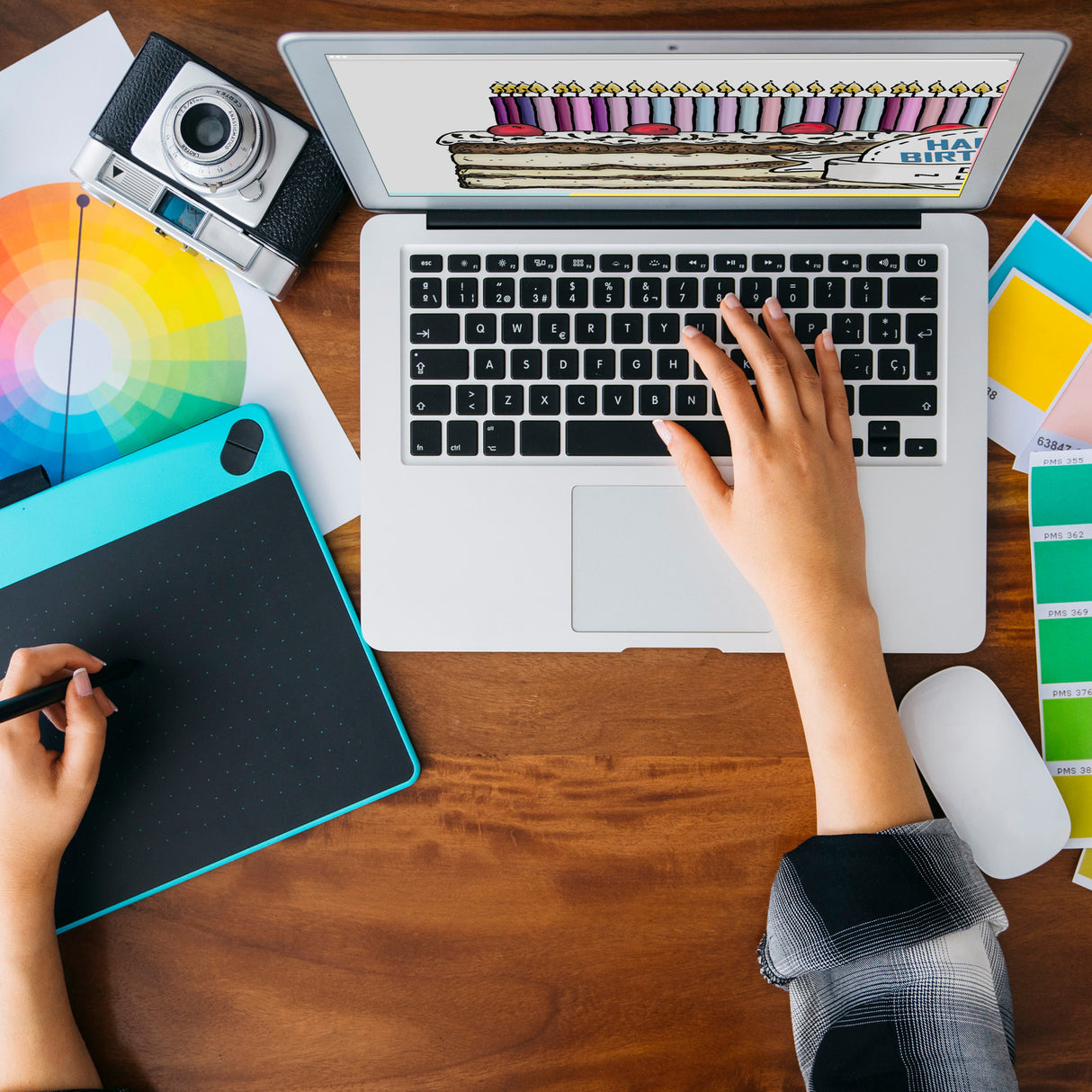 Geburtstagstorte Kaffeebecher zum 51. Geburtstag mit 51 Kerzen