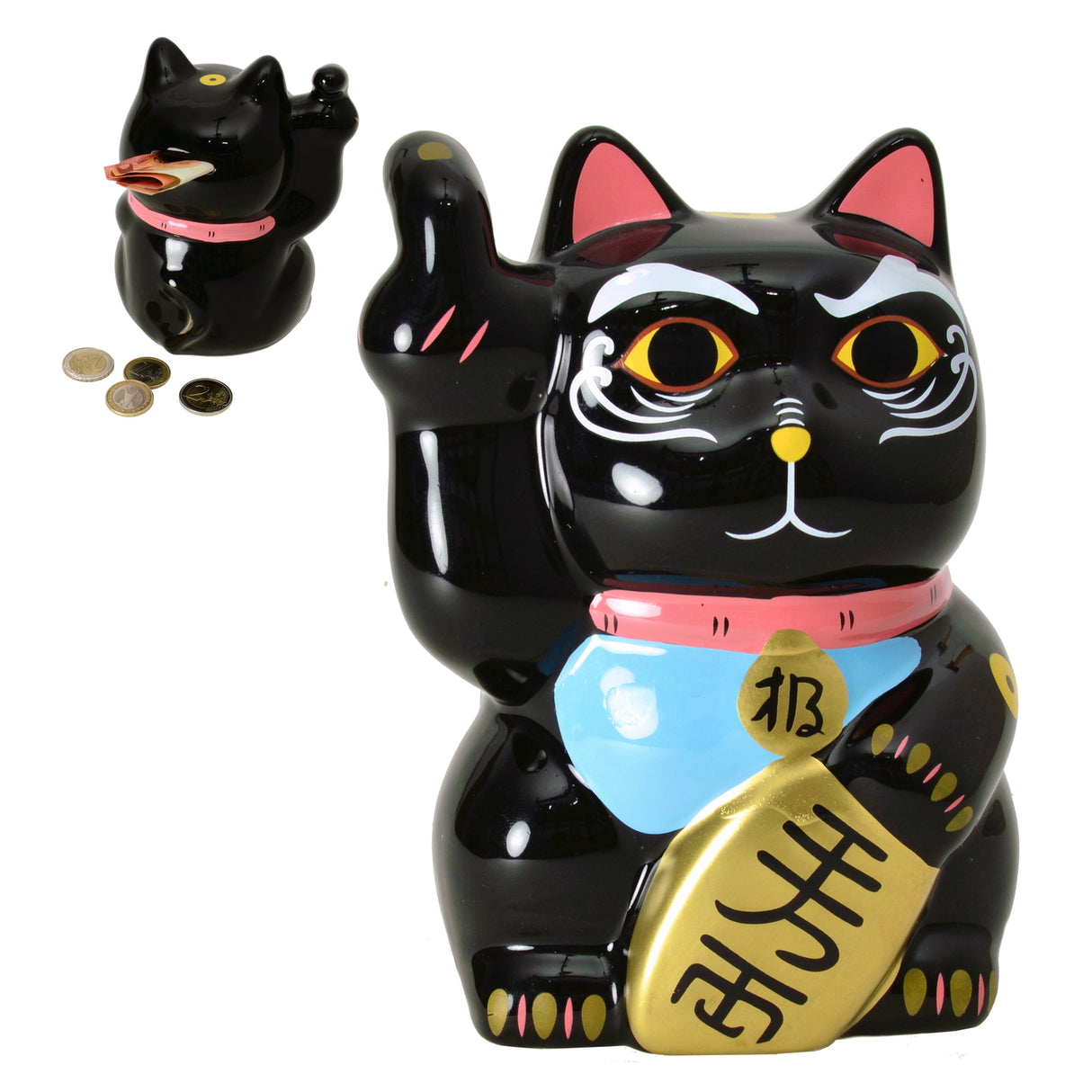 Angry Cat - Böser Kater Spardose in schwarz