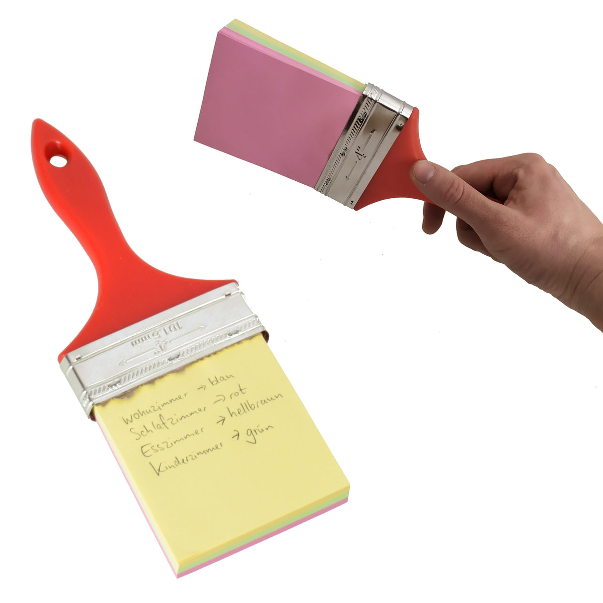 Farbpinsel Notizblock mit 150 Blättern