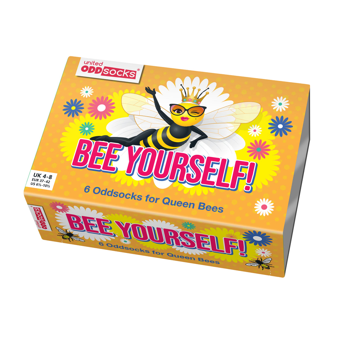 Bee Yourself Bienen Oddsocks Socken in 37-42 im 6er Set