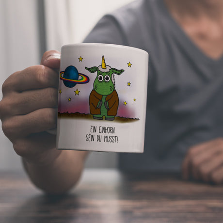 Ein Einhorn sein du musst! Honeycorns Kaffeebecher