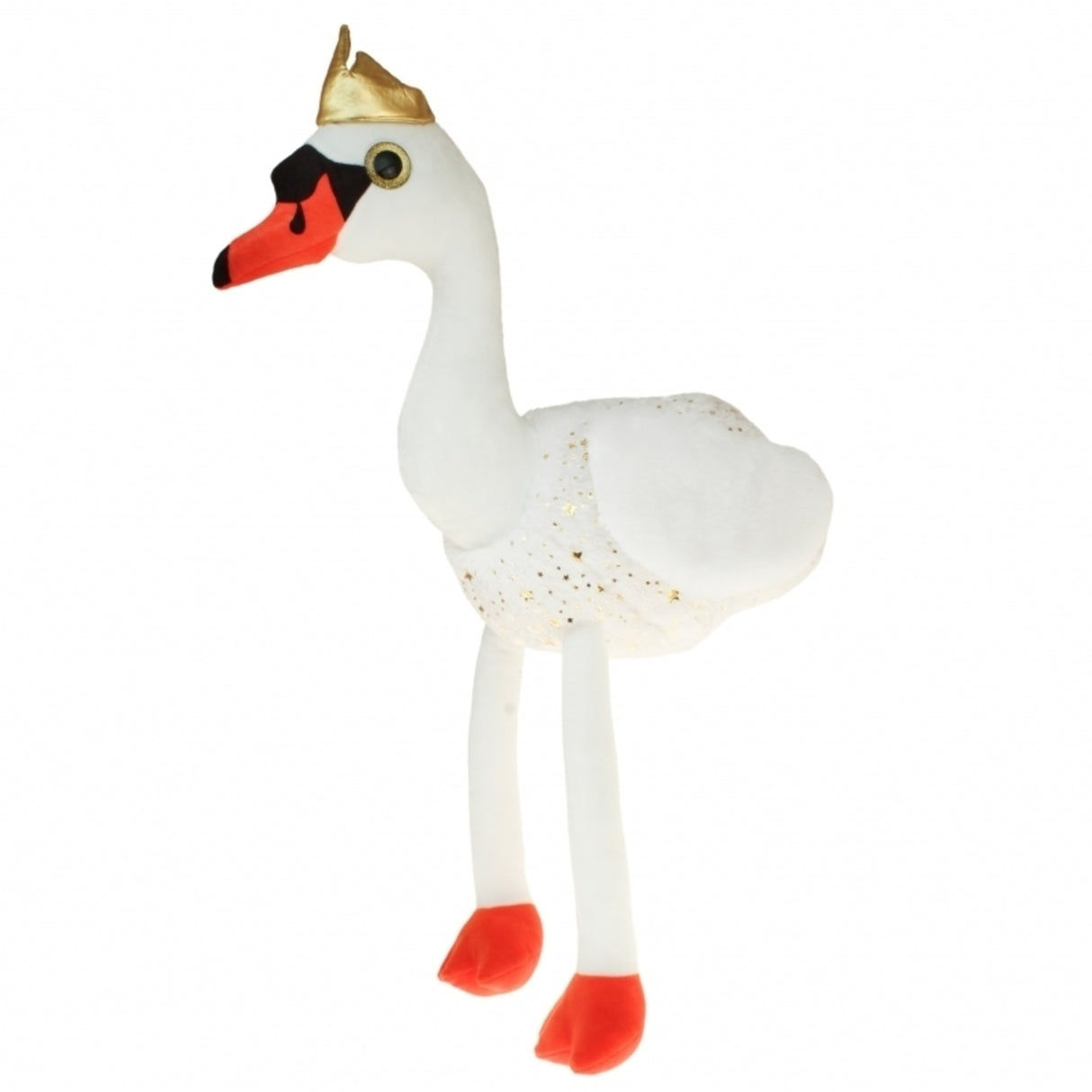 Schwan mit Krone Kuscheltier