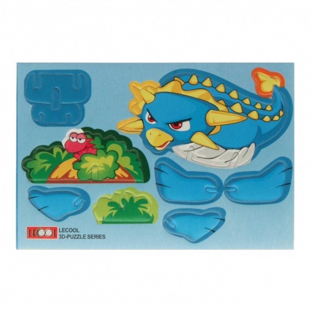 Dinosaurier 3D-Puzzles im 8er Set