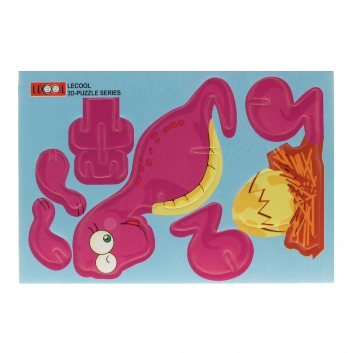 Dinosaurier 3D-Puzzles im 8er Set
