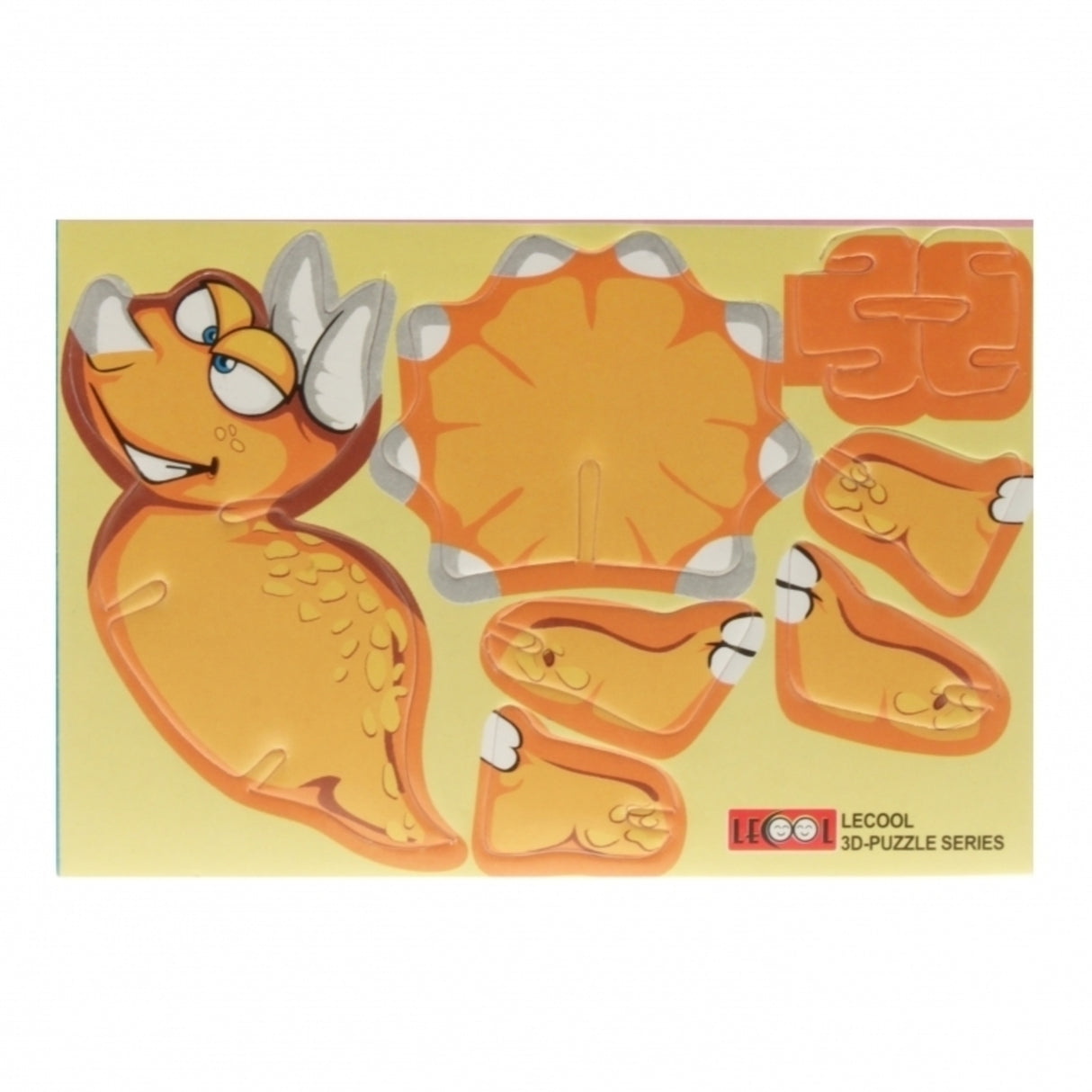 Dinosaurier 3D-Puzzles im 8er Set