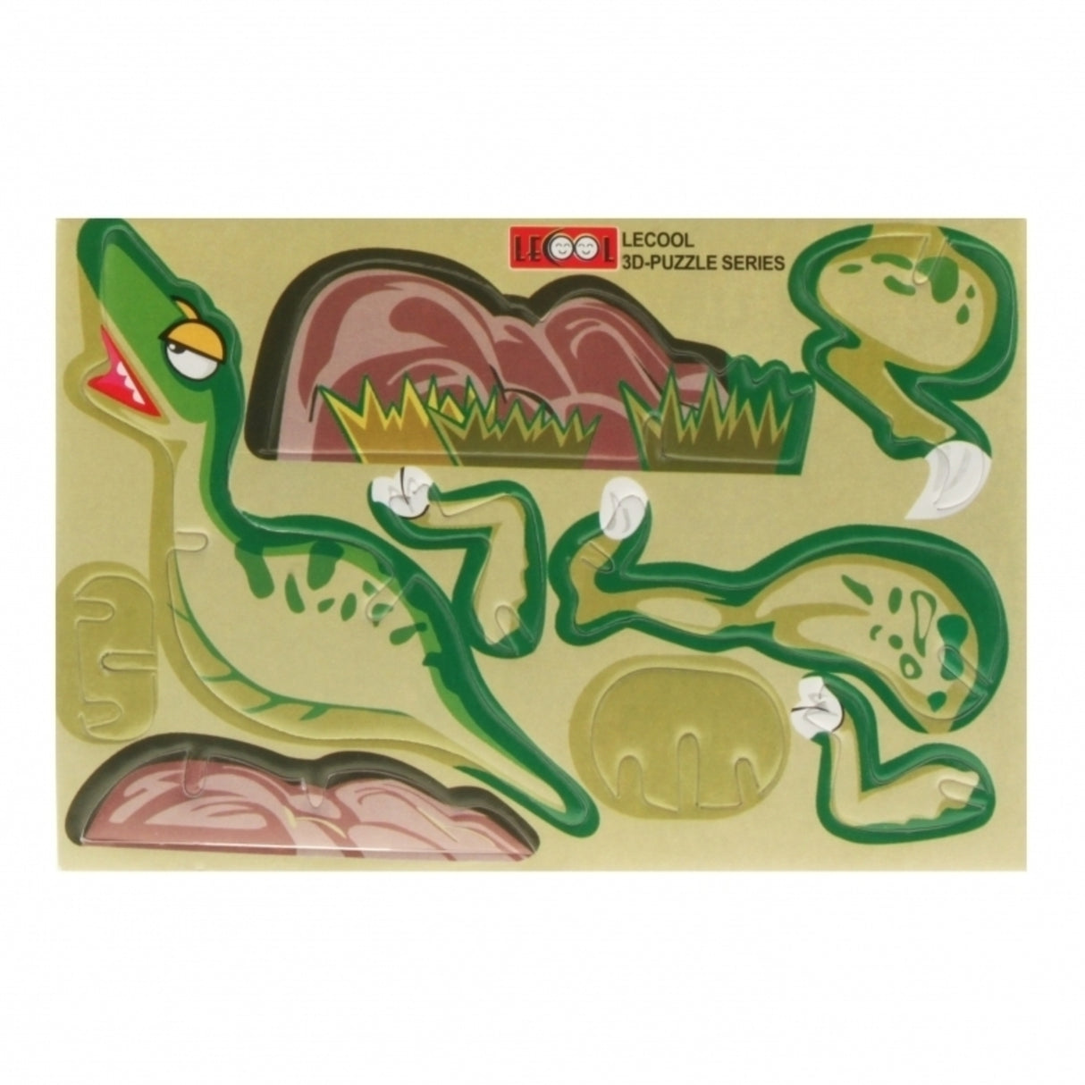 Dinosaurier 3D-Puzzles im 8er Set