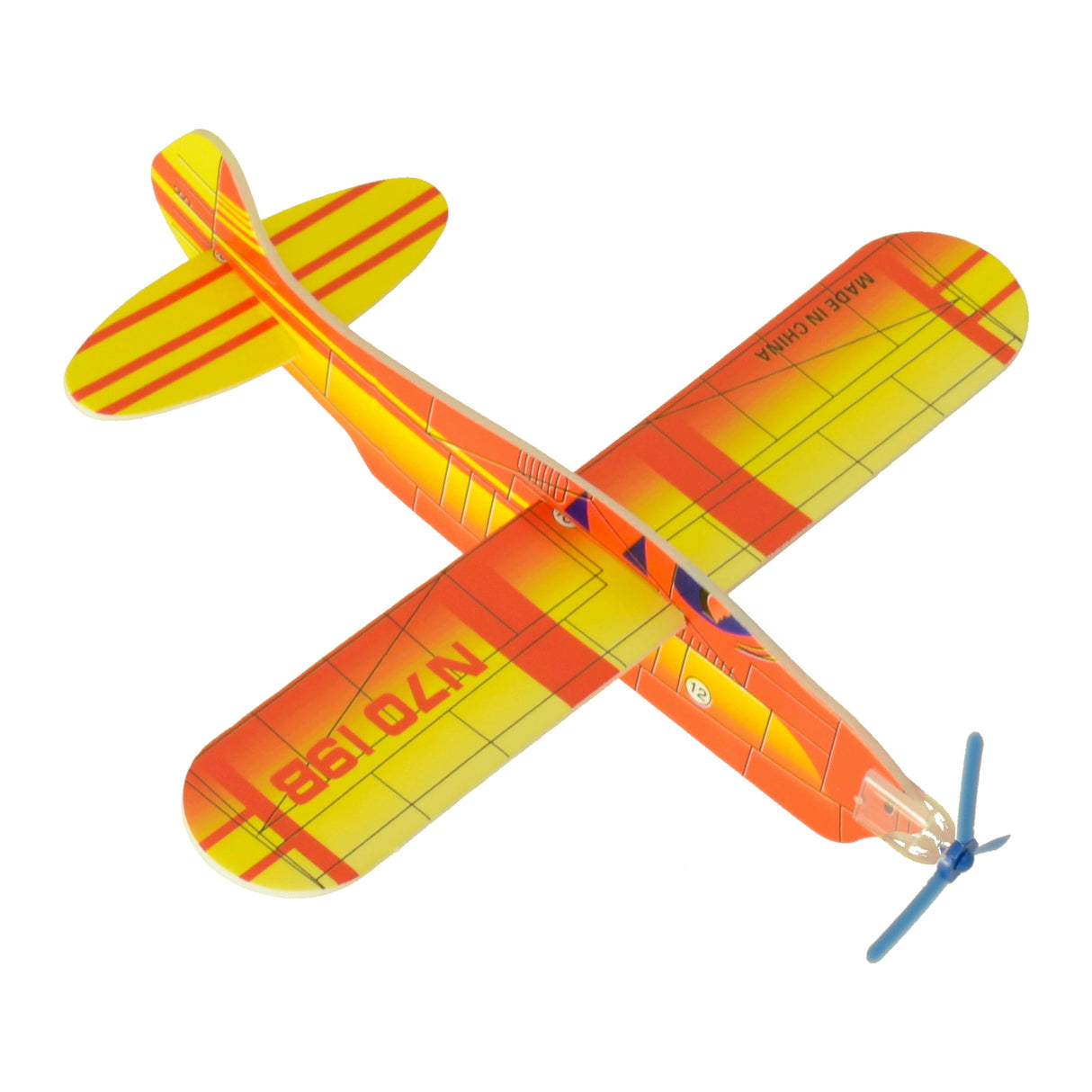 Styroporflieger Piper Tri-Pacer Spielzeug