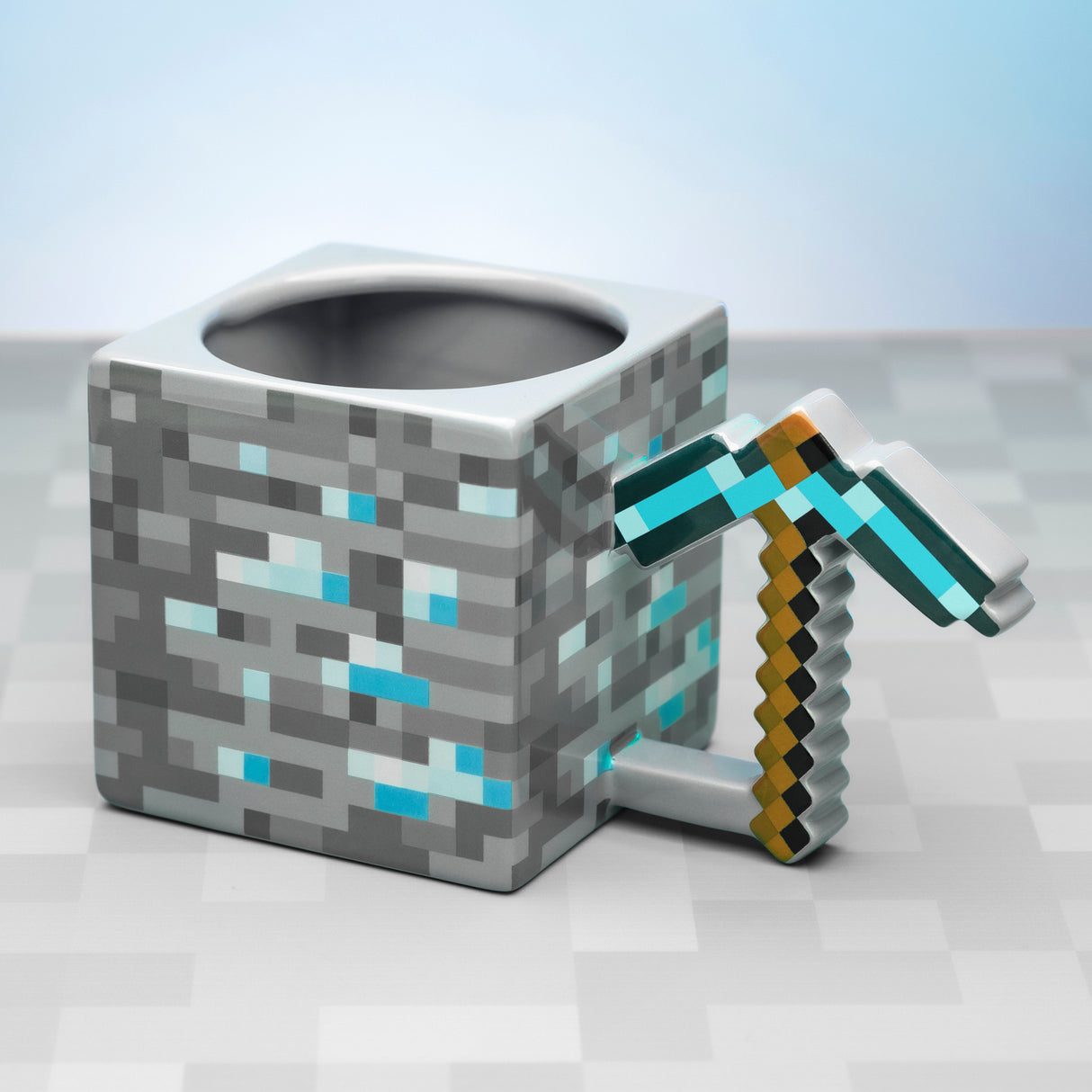 Minecraft Diamond Pickaxe Kaffeebecher