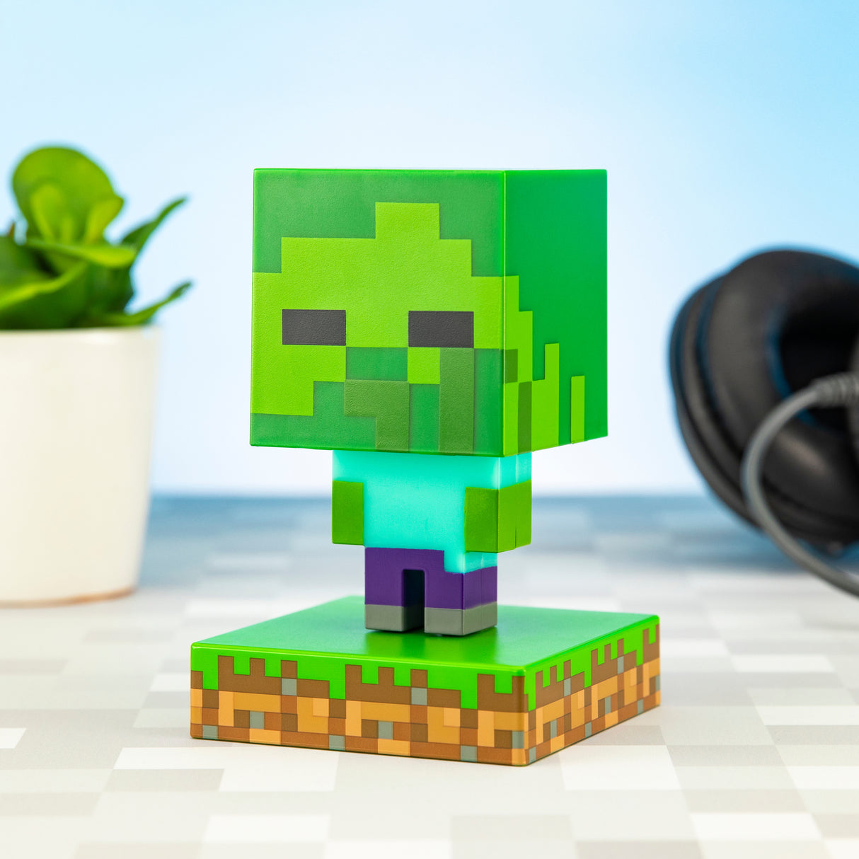 Minecraft Zombie Dekolampe