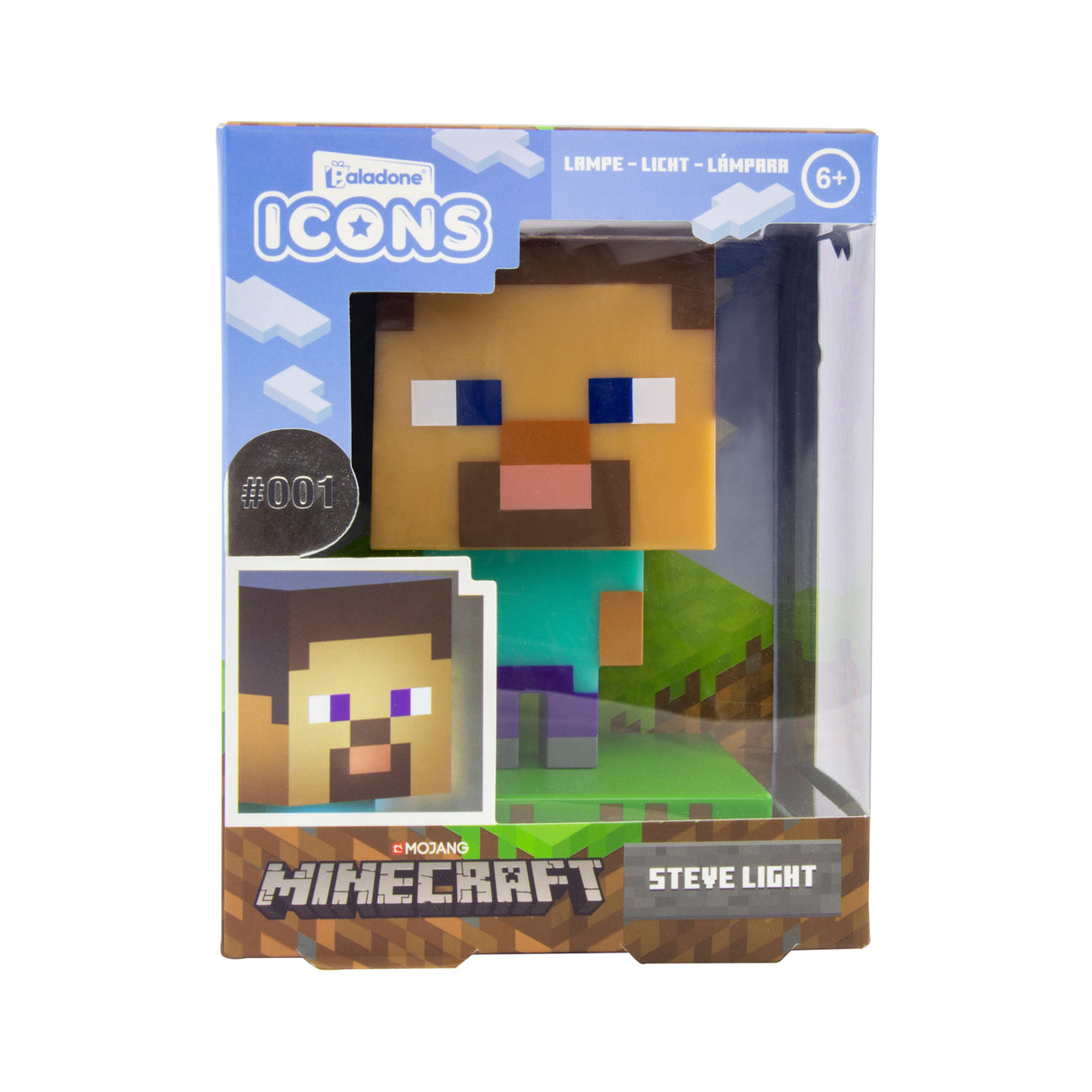 Minecraft Steve Dekolampe