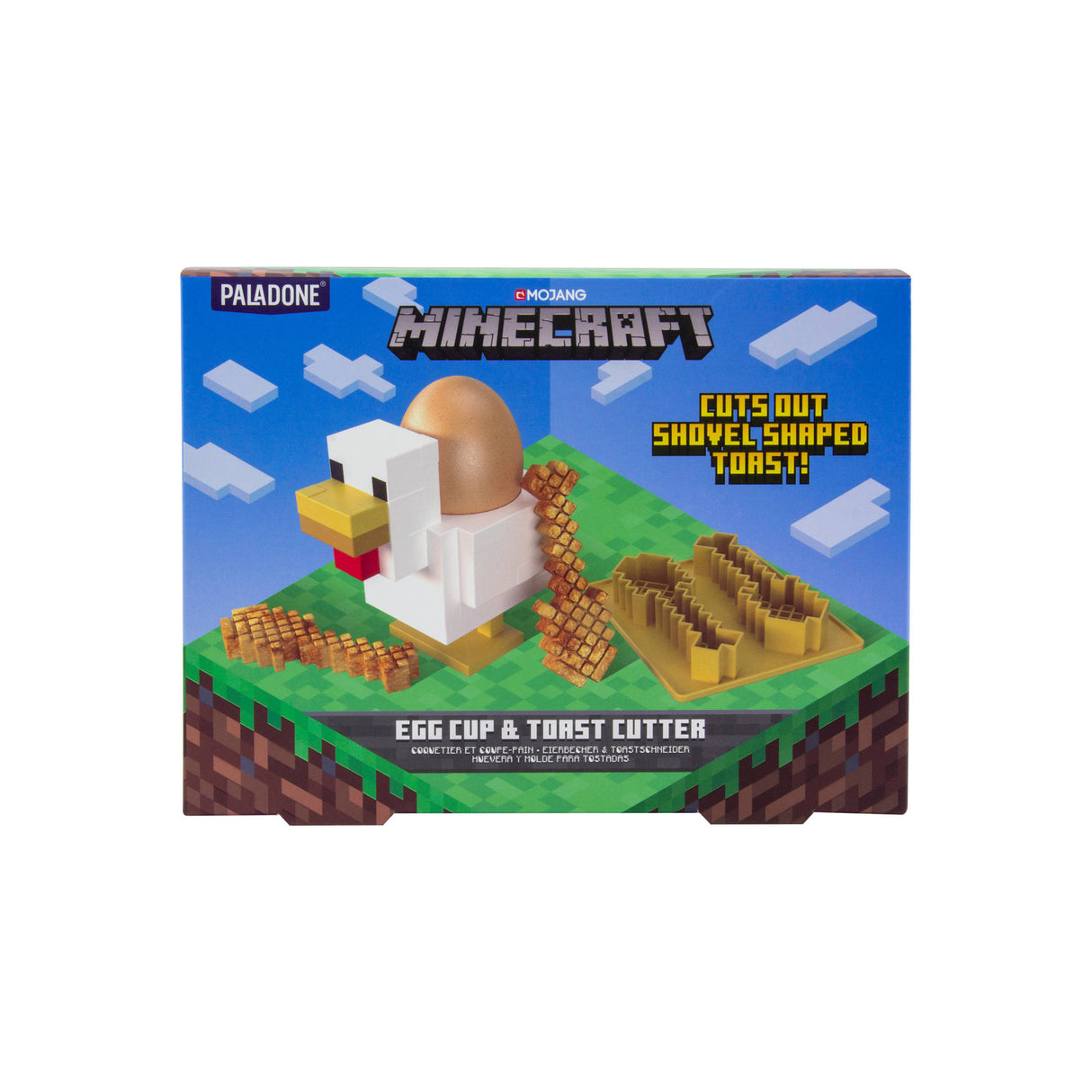 Minecraft Chicken Eierbecher mit Toastschneider