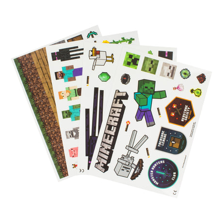 Minecraft Sticker für Laptop, Tablet und Smartphone im 101er Set