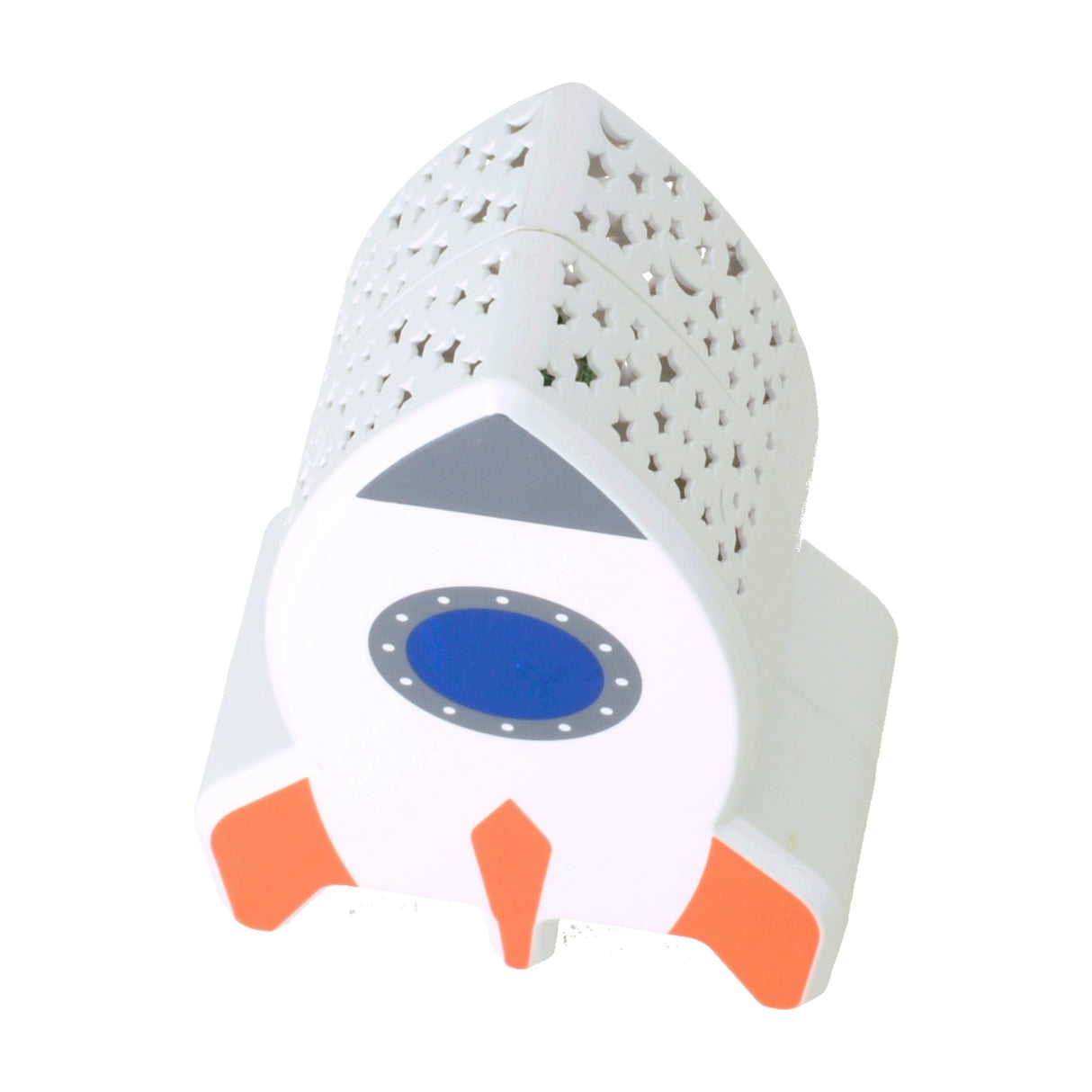 Rakete Nachttischlampe mit Sternenprojektor
