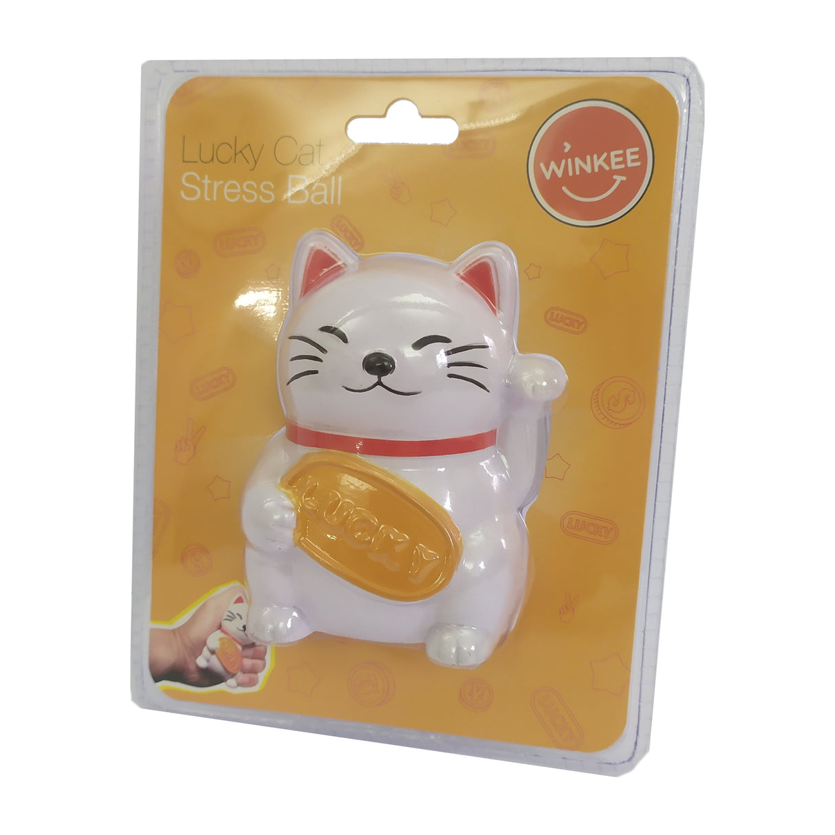 Glückskatze Stressball