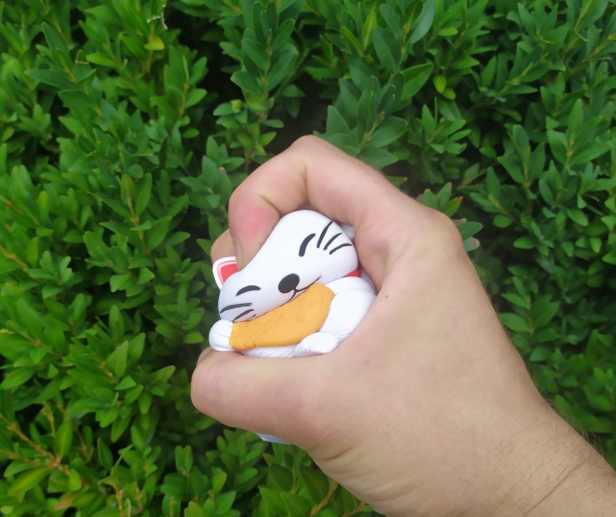 Glückskatze Stressball