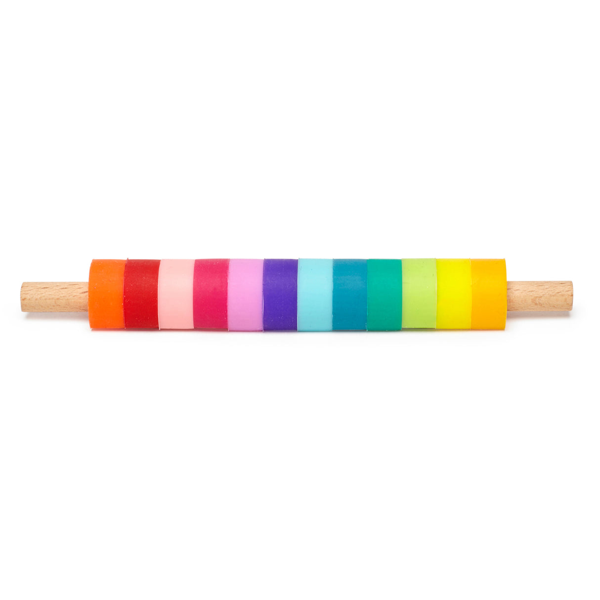 Farben Glasmarkierer mit Holzstab im 12er Set