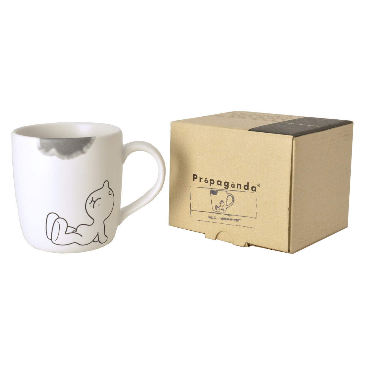 Mr. P Bite Kaffeebecher mit Biss im Rand