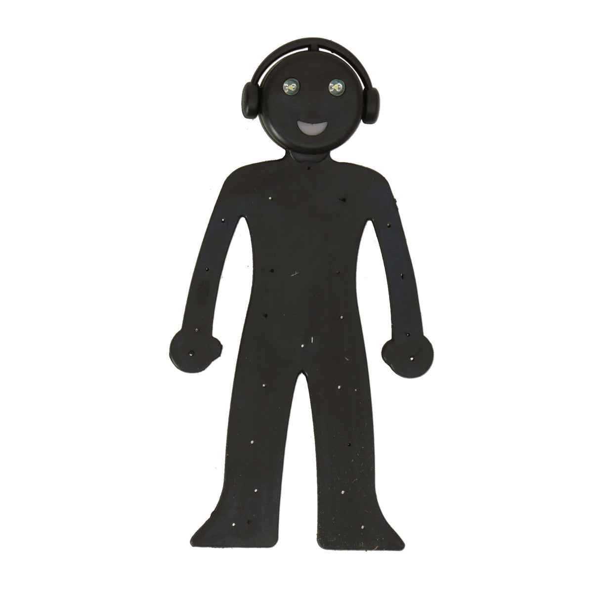 2in1 Männchen Leselampe in schwarz