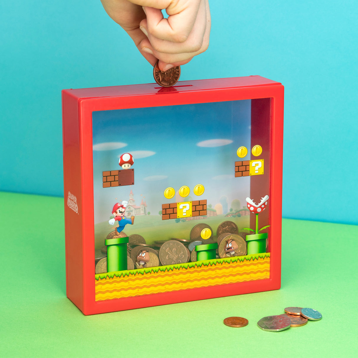 Super Mario Spielwelt Spardose