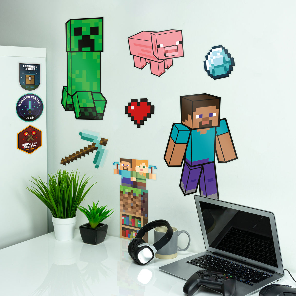 Minecraft Wandsticker im 21er Set