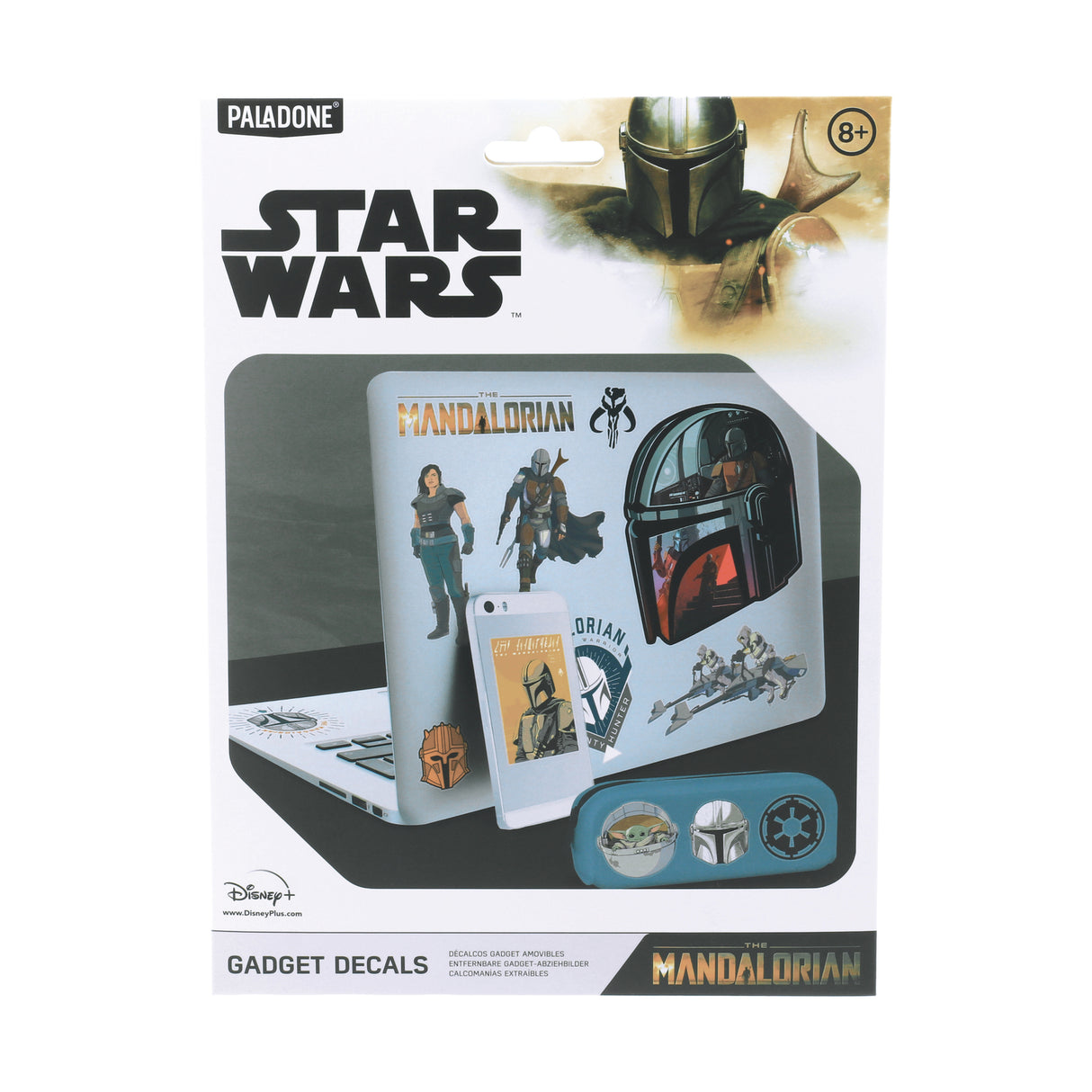Star Wars The Mandalorian Sticker für Laptop, Smartphone und Tablet im 29er Set