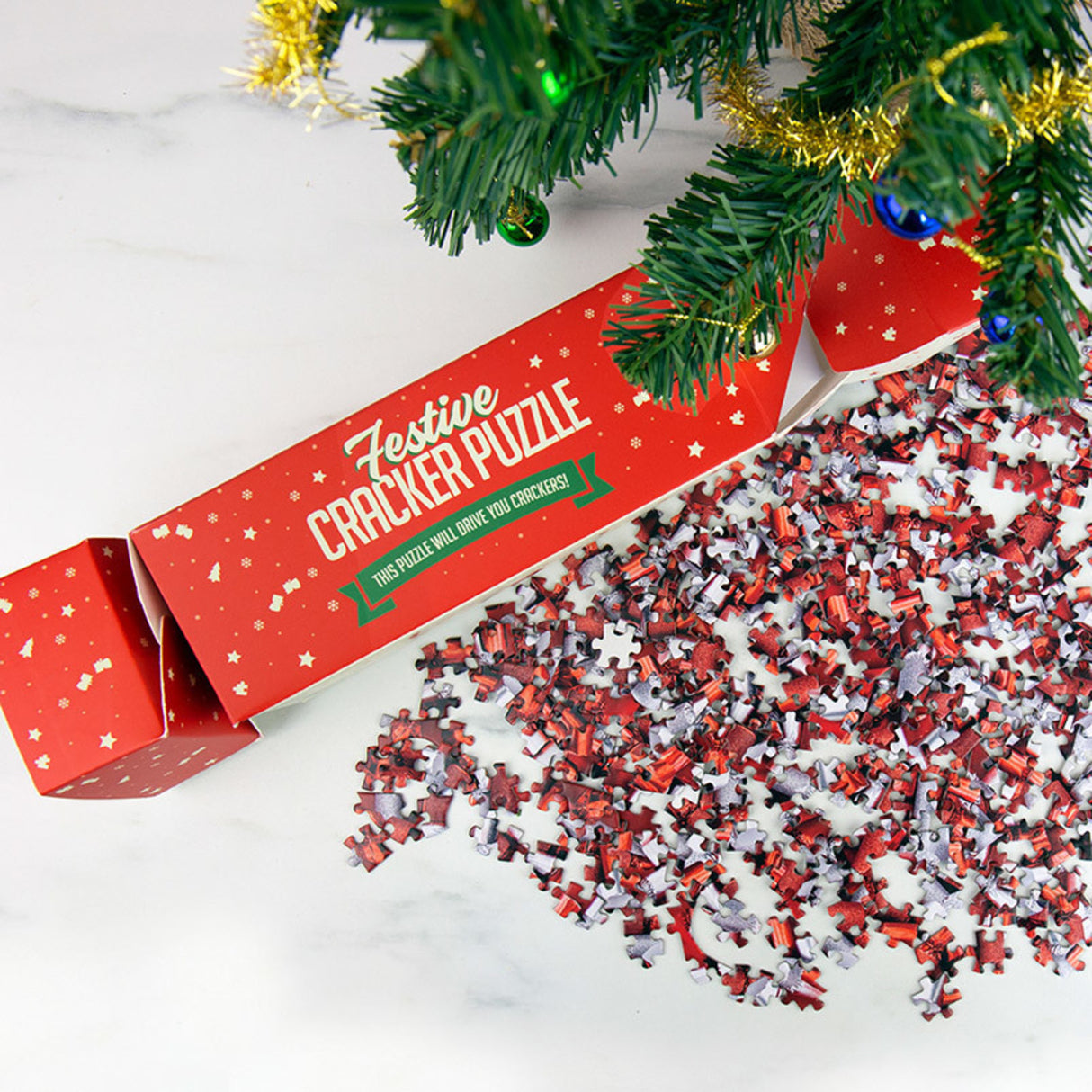 Weihnachts Cracker Puzzle mit 368 Teilen