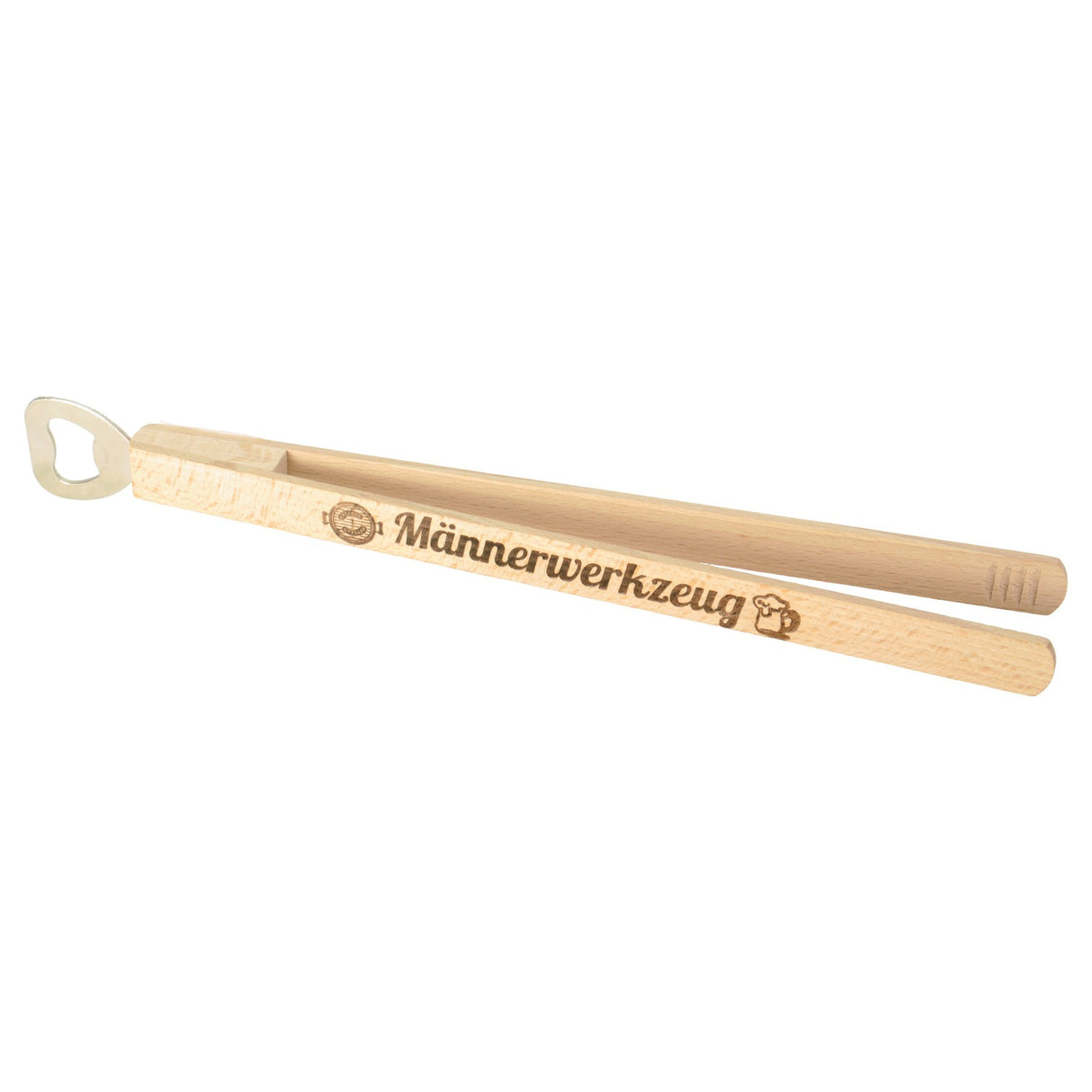 Männerwerkzeug Grillzange mit Flaschenöffner
