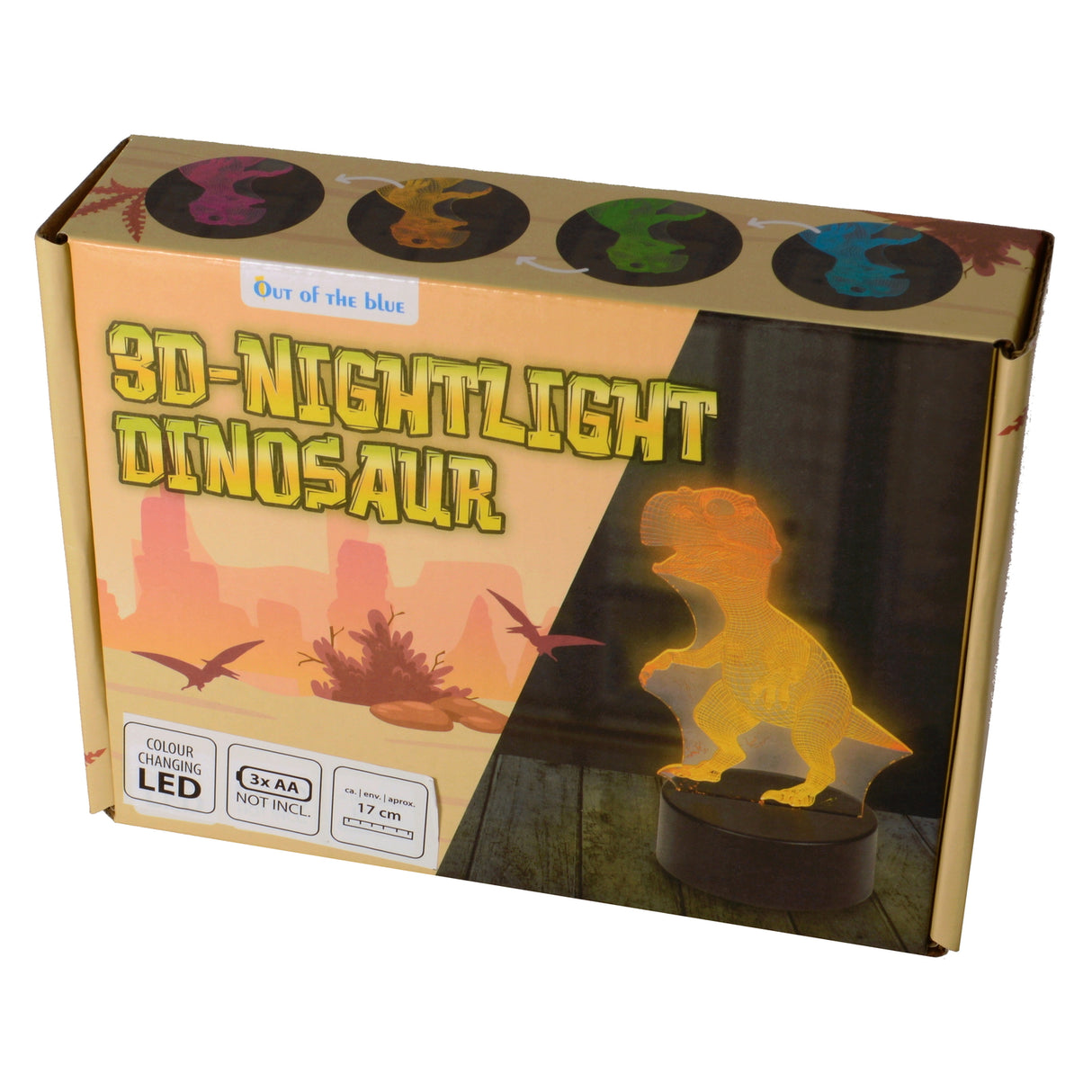 3D Dinosaurier T-Rex Dekolampe