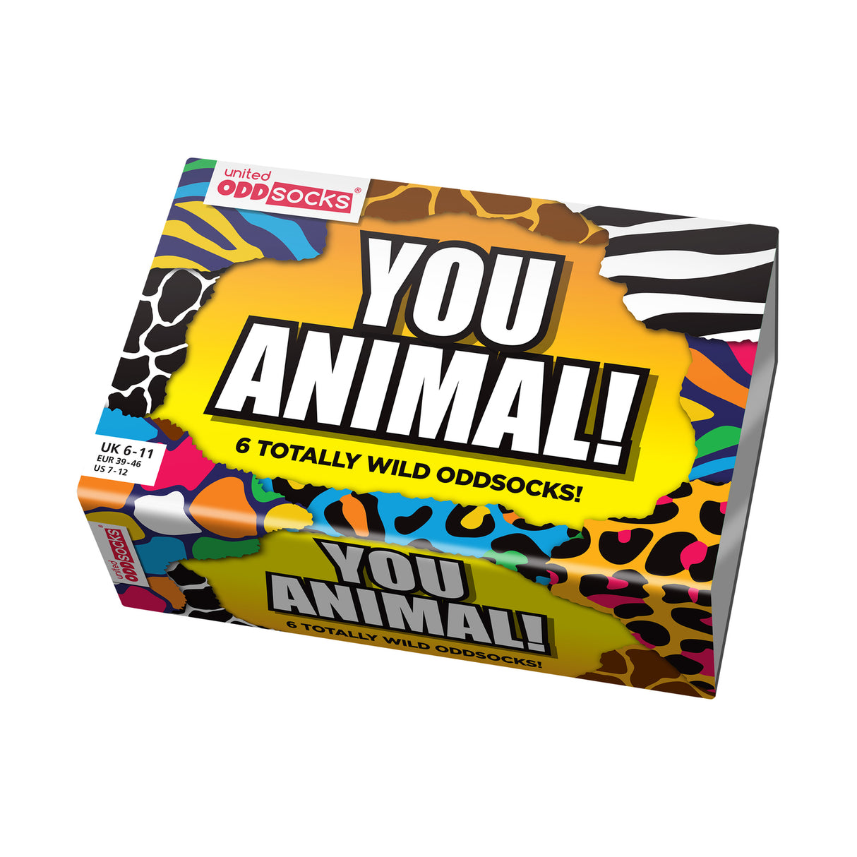 You Animal Oddsocks Socken in 39-46 im 6er Set