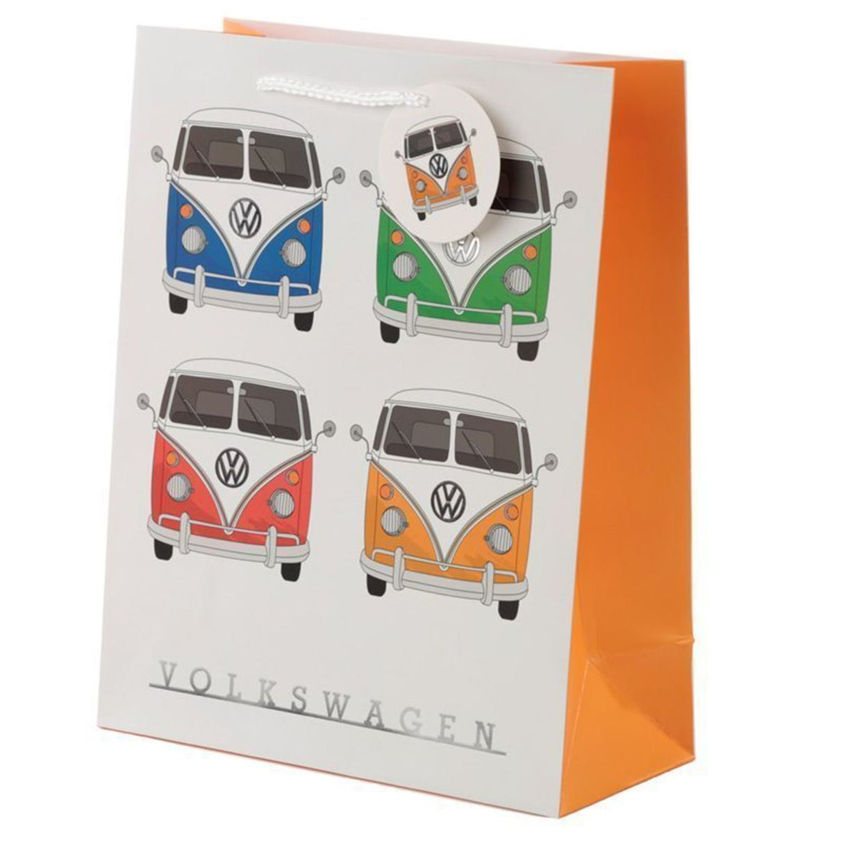 Volkswagen VW T1 Bus Geschenktüte in orange