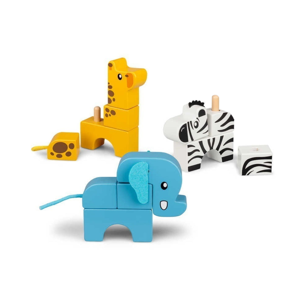 Safari Tiere Spielzeug aus Holz