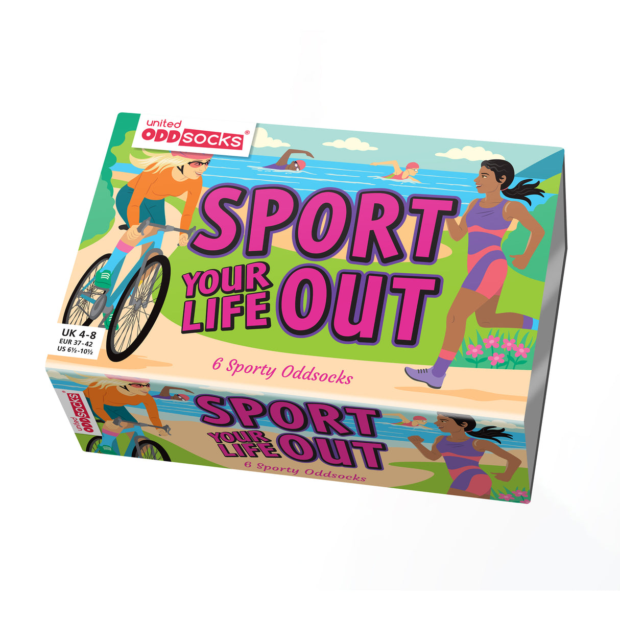 Sport your Life out Oddsocks Socken in 37-42 im 6er Set