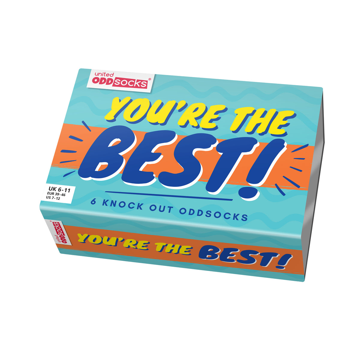 You're the Best Oddsocks Socken in 39-46 im 6er Set