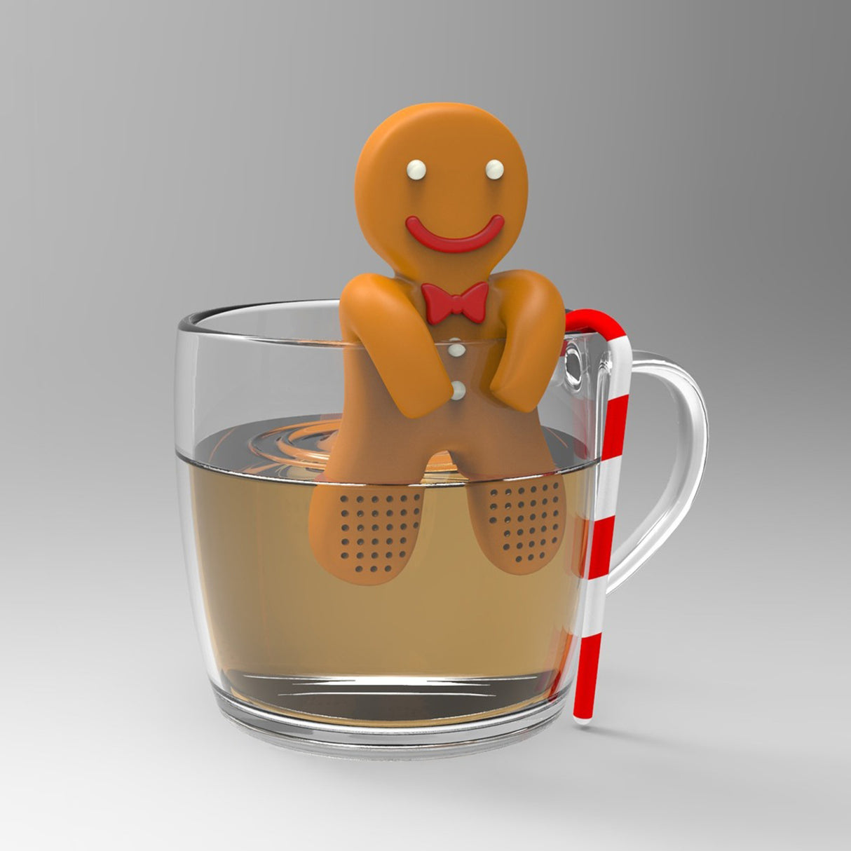 Das Lebkuchen Teesieb aus Silikon