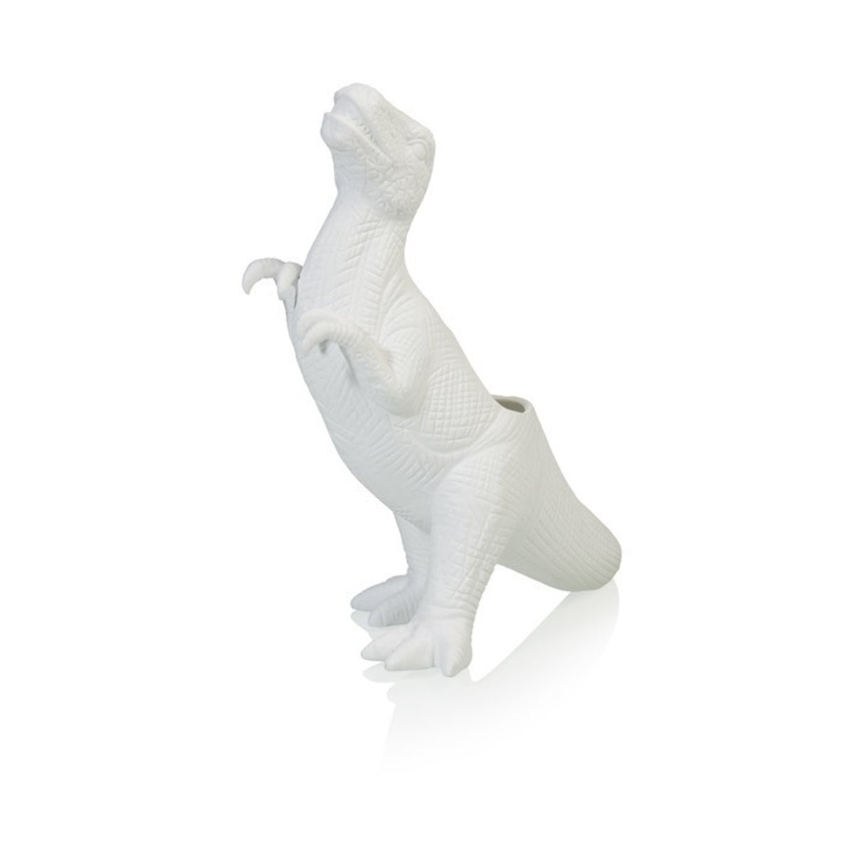 Plantosaurus Rex Dino Blumentopf aus Porzellan