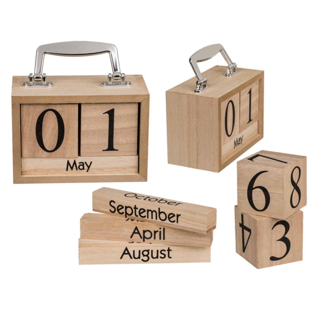 Jahreskalender Dekoartikel aus Holz