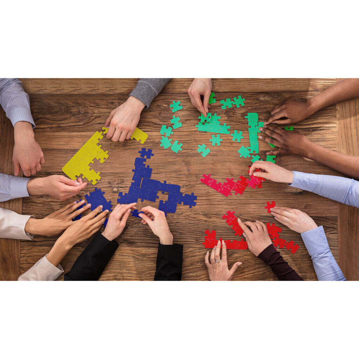 Puzzle Off Wettbewerb Puzzles im 4er Set mit insgesamt 324 Teilen