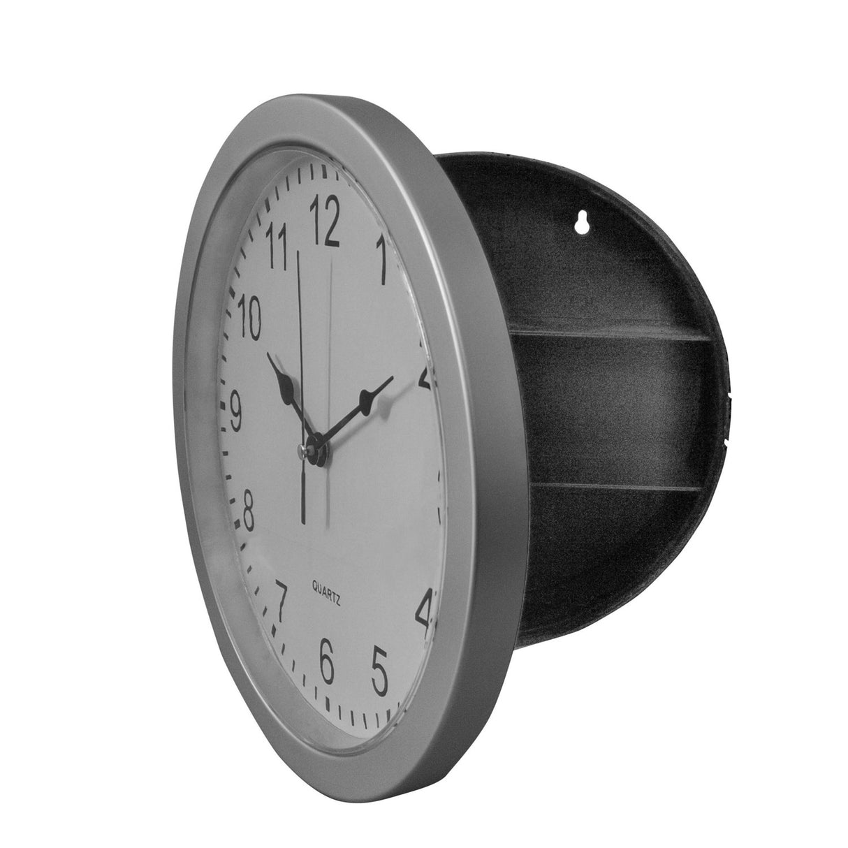 Tresor Wanduhr mit Geheimfach