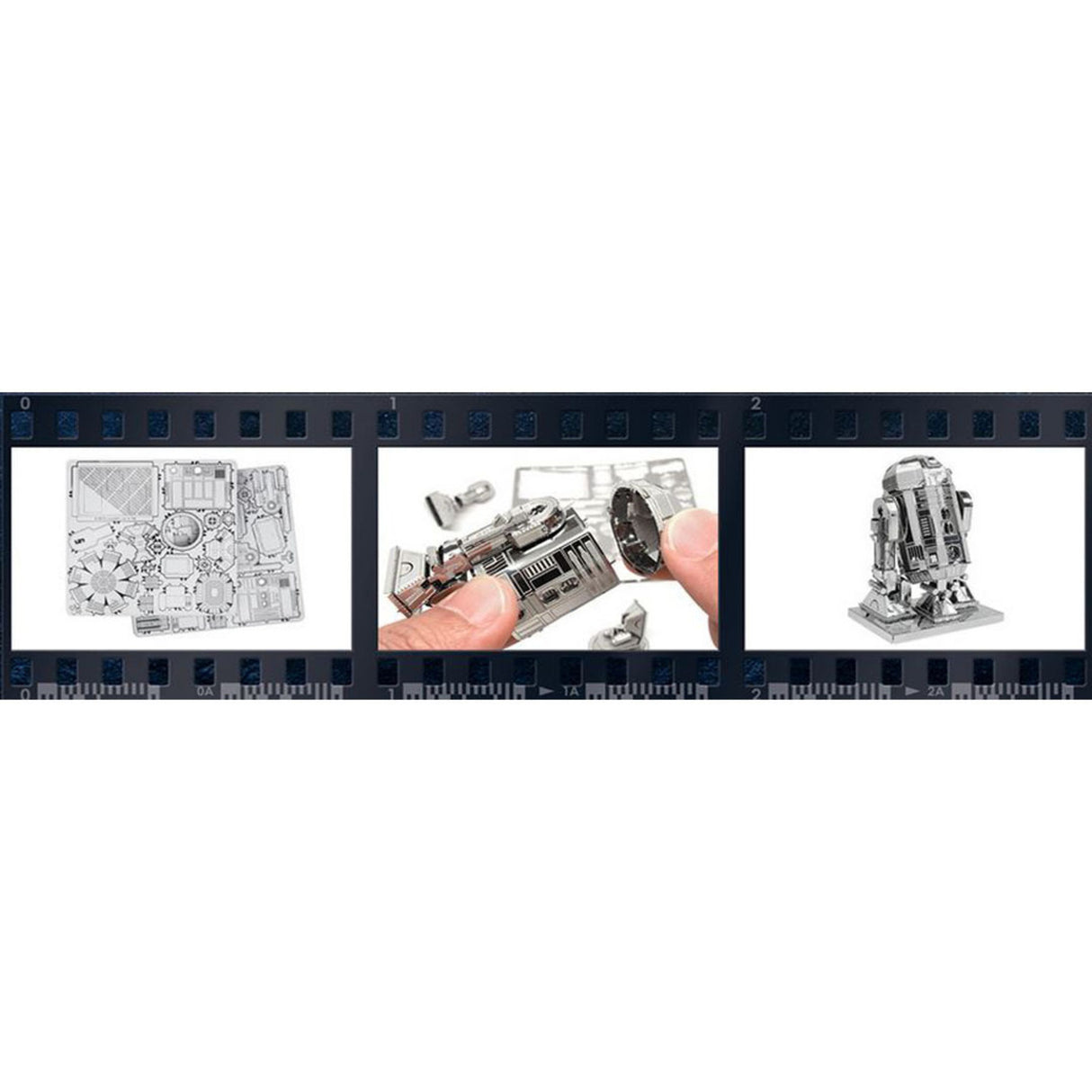 Star Wars R2-D2 3D Modellbausatz aus Metall
