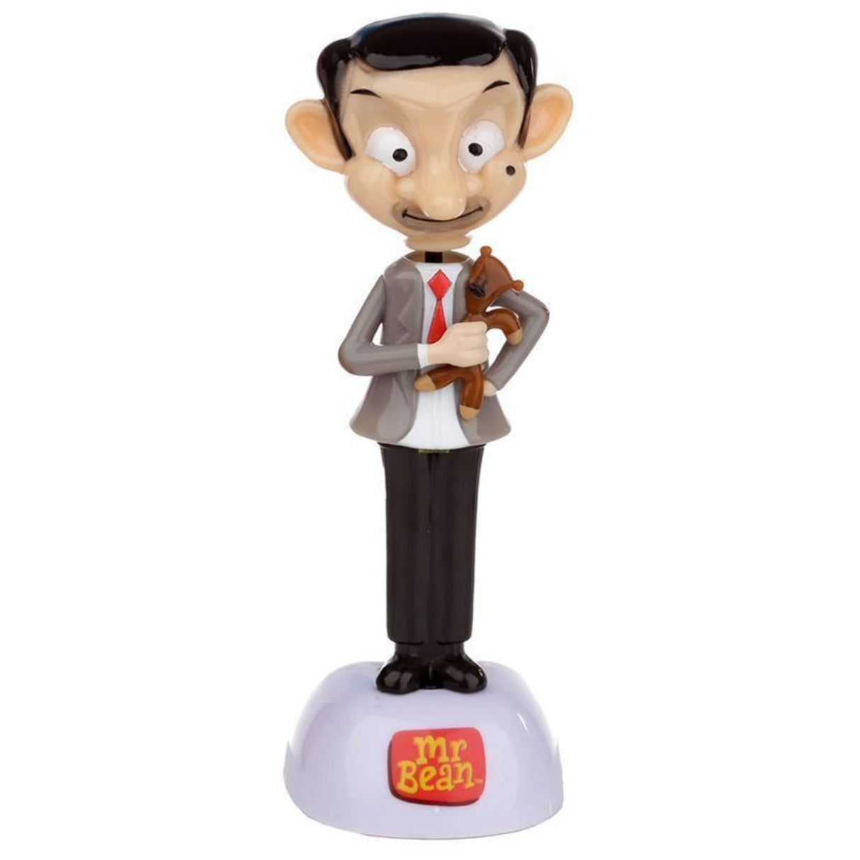 Mr. Bean und Teddy Solarfigur