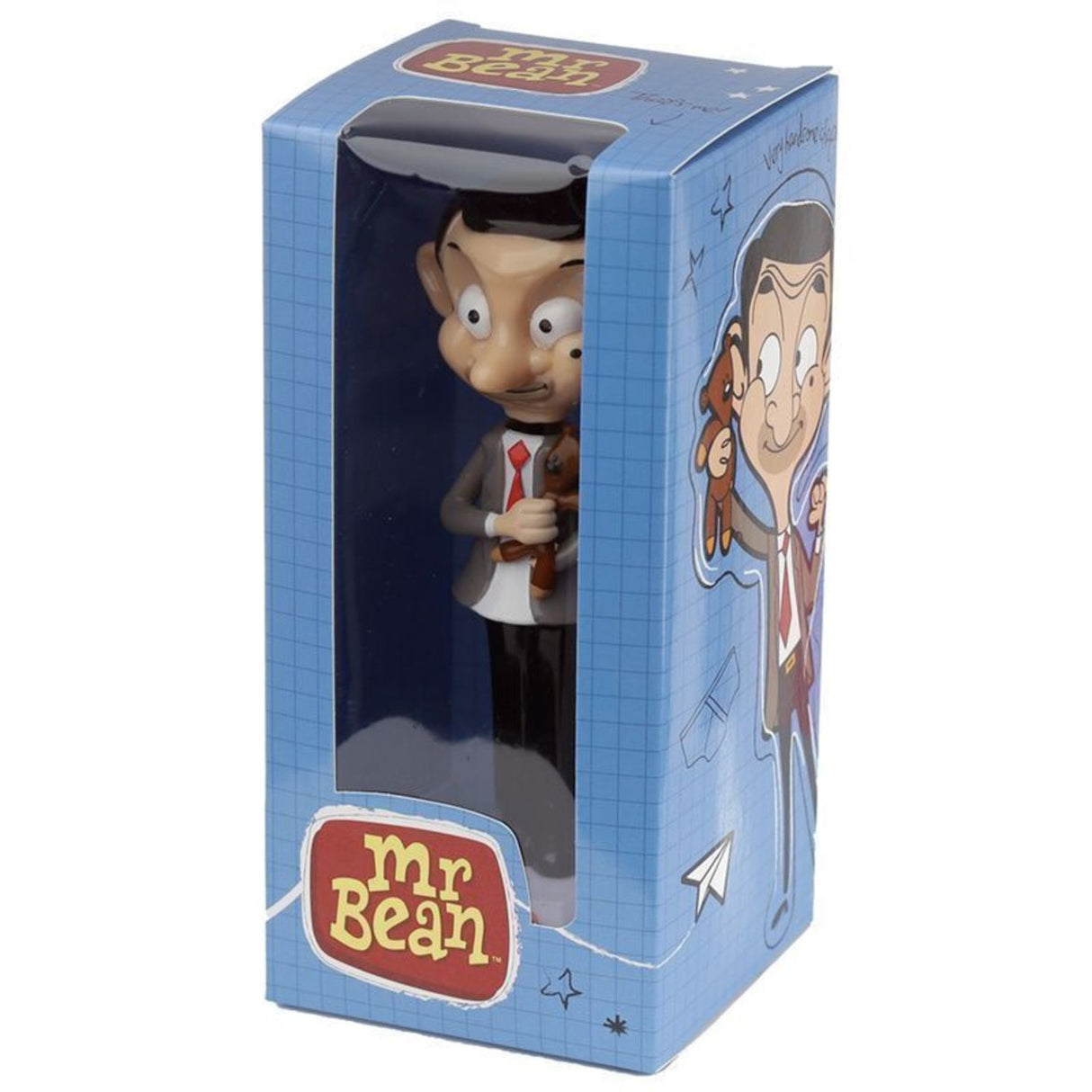 Mr. Bean und Teddy Solarfigur