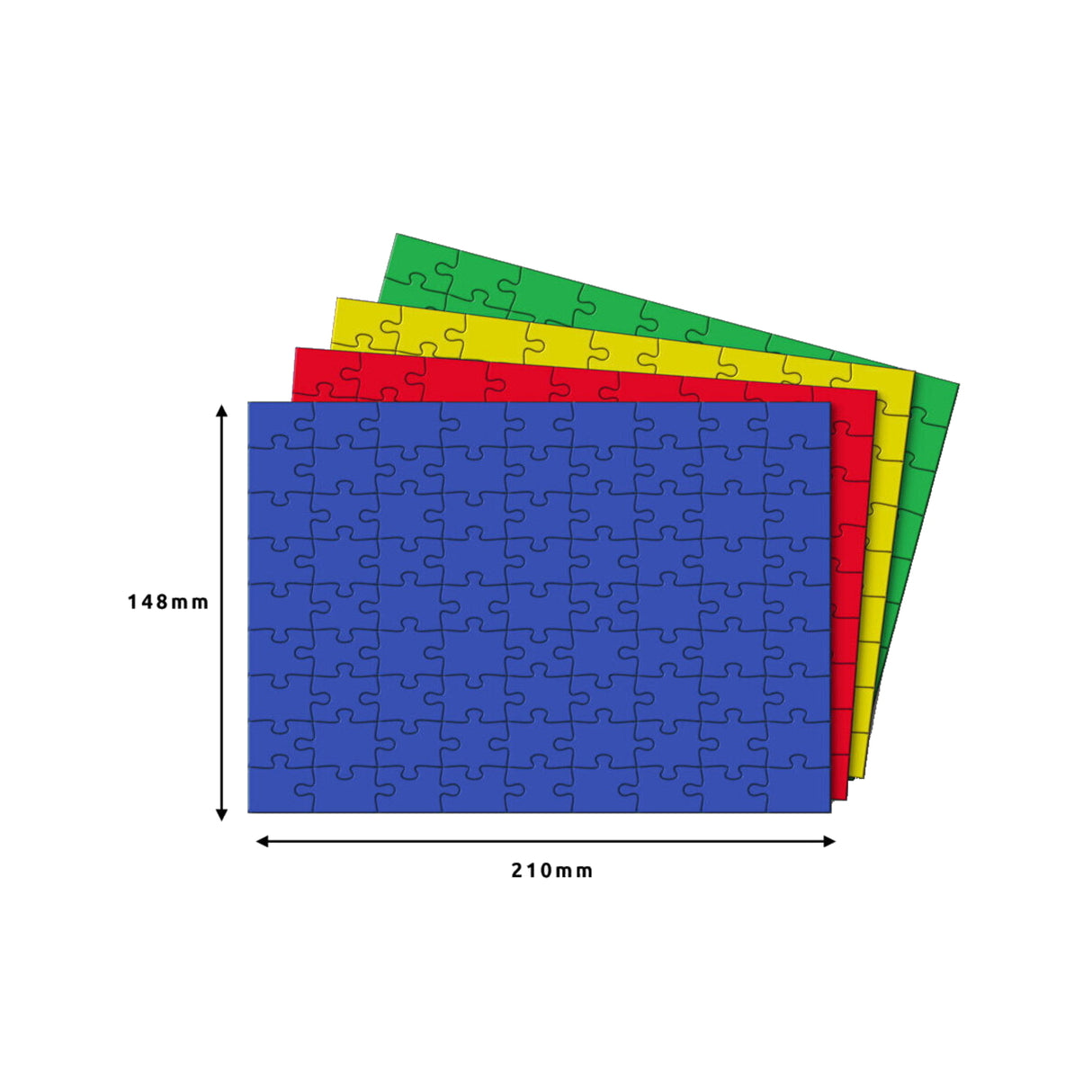 Puzzle Off Wettbewerb Puzzles im 4er Set mit insgesamt 324 Teilen